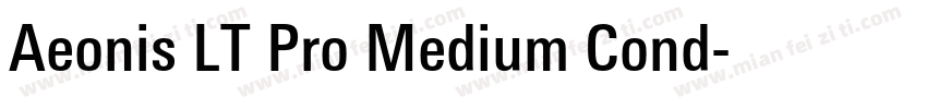 Aeonis LT Pro Medium Cond字体转换